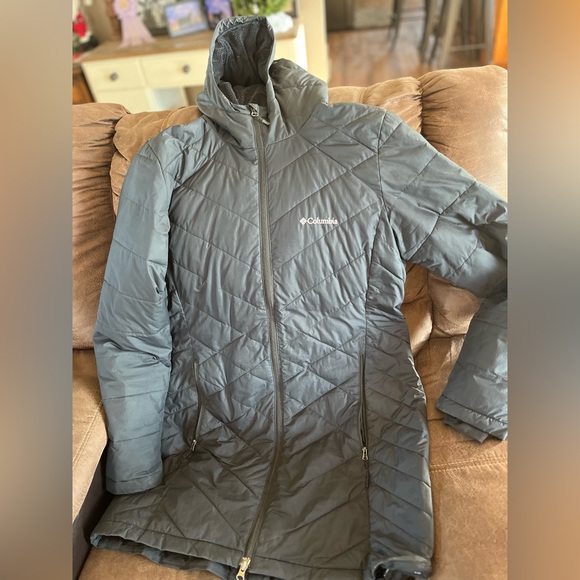 Long Black Columbia Winter Coat - Picture 4 of 4